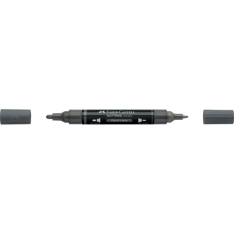 Faber-Castell Multimarker Akryl SP 181 Payne's Grey m. 2 spidser