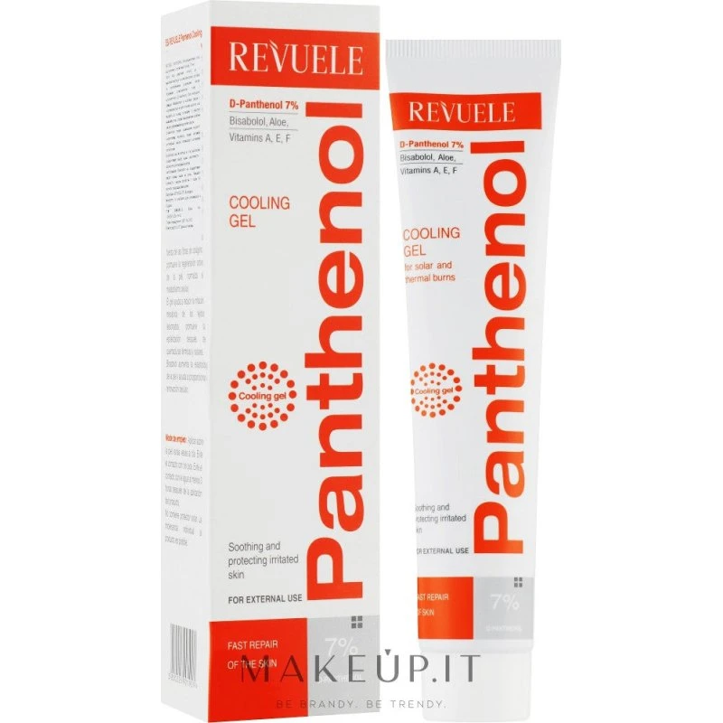 Revuele Panthenol forfriskende gel til lindring af huden, 75 ml