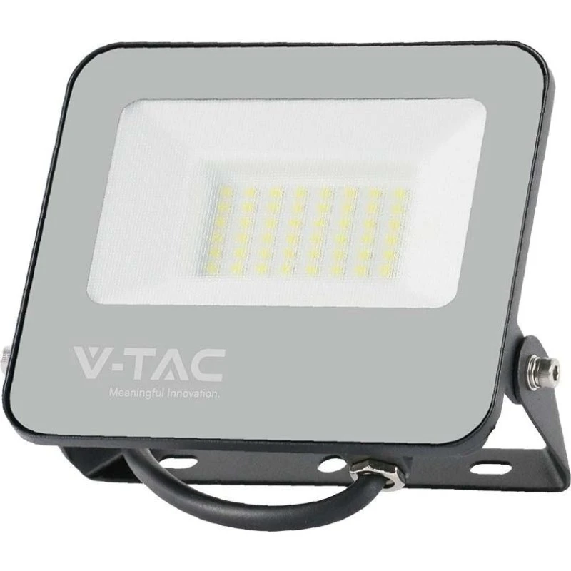 V-Tac Pro 30W LED Projektør 4000K Sort/Grå 4800lm