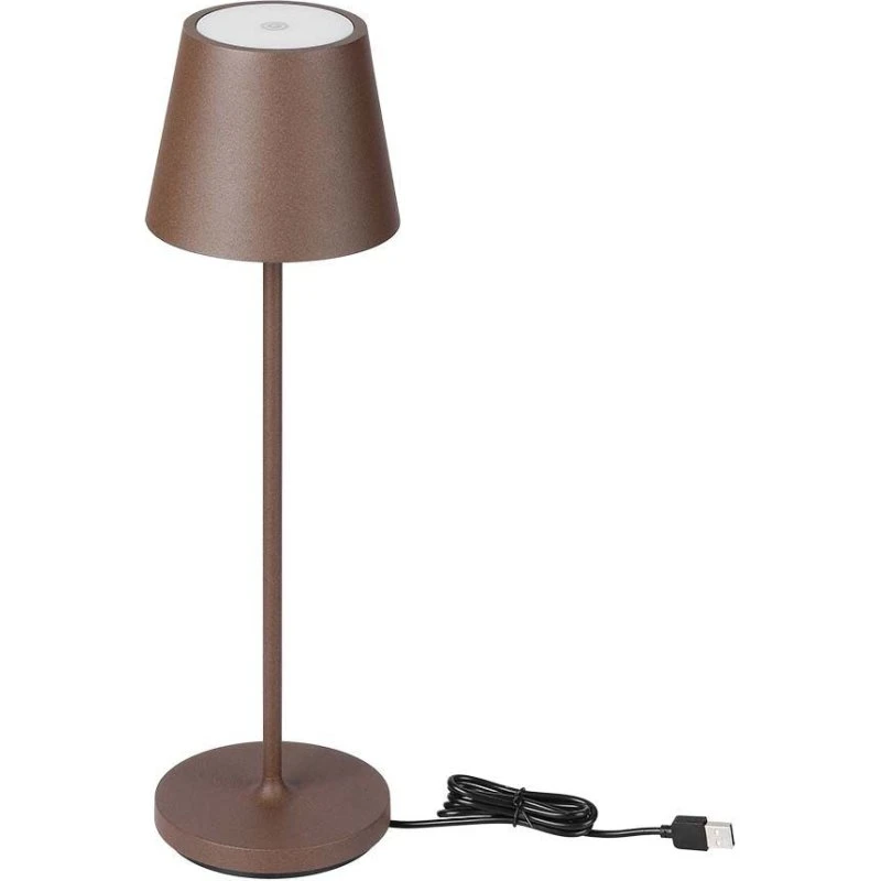 LED bordlampe med touch og dæmpning, 3000K, sand Corten