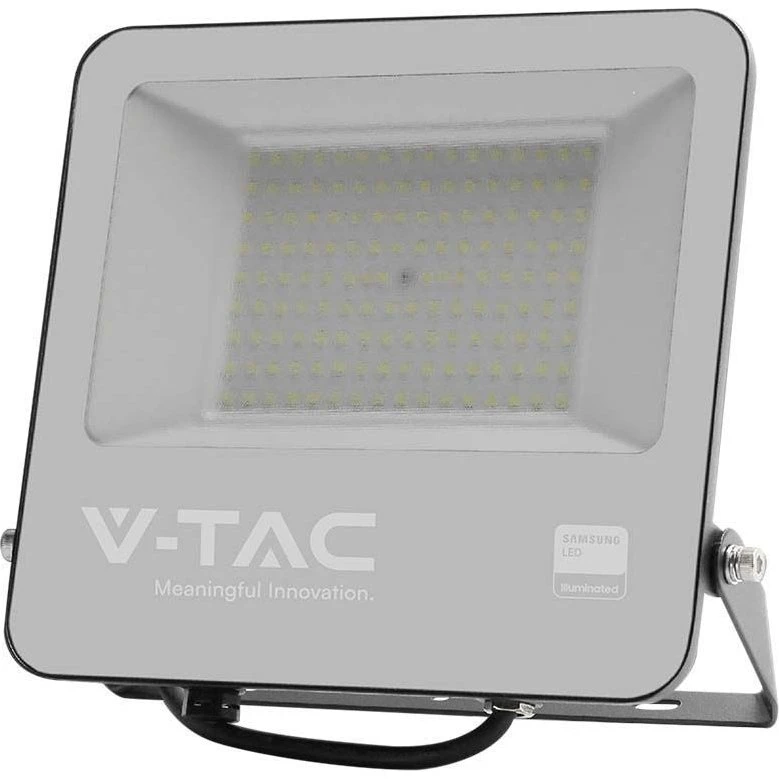 V-TAC 100W LED Projektør med Samsung Chip, IP65, Sort