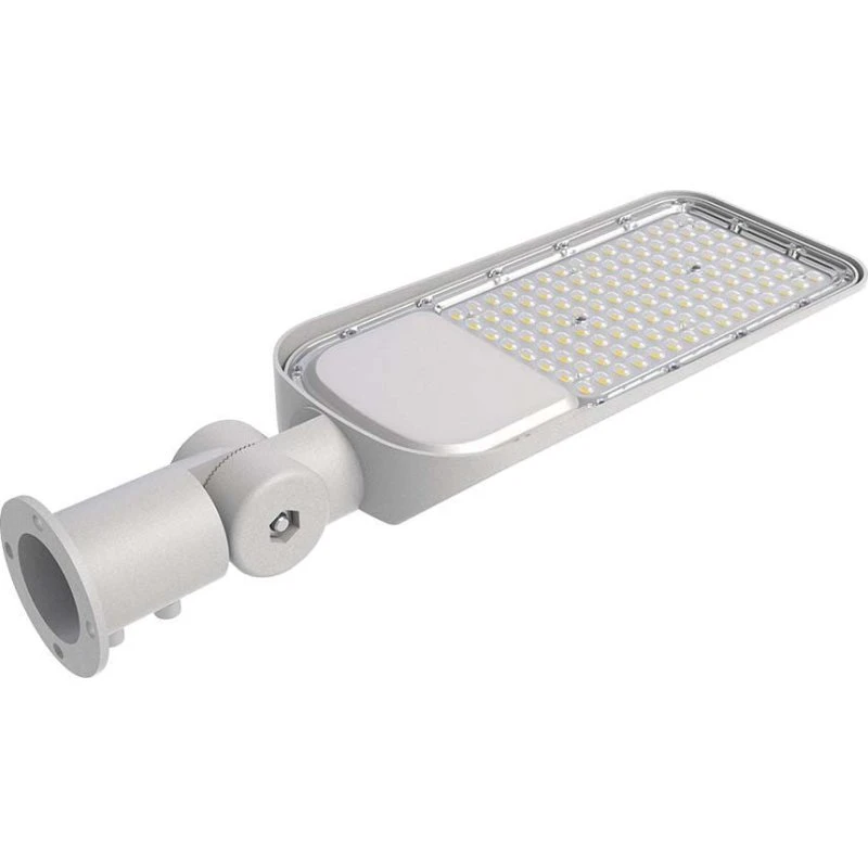 150W LED gadelys med Samsung chip, fotocelle & adapter, 4000K