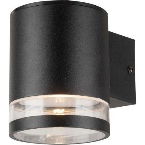 V-Tac 0.55W Solcelle Væglampe LED - Sort, IP54, 70lm