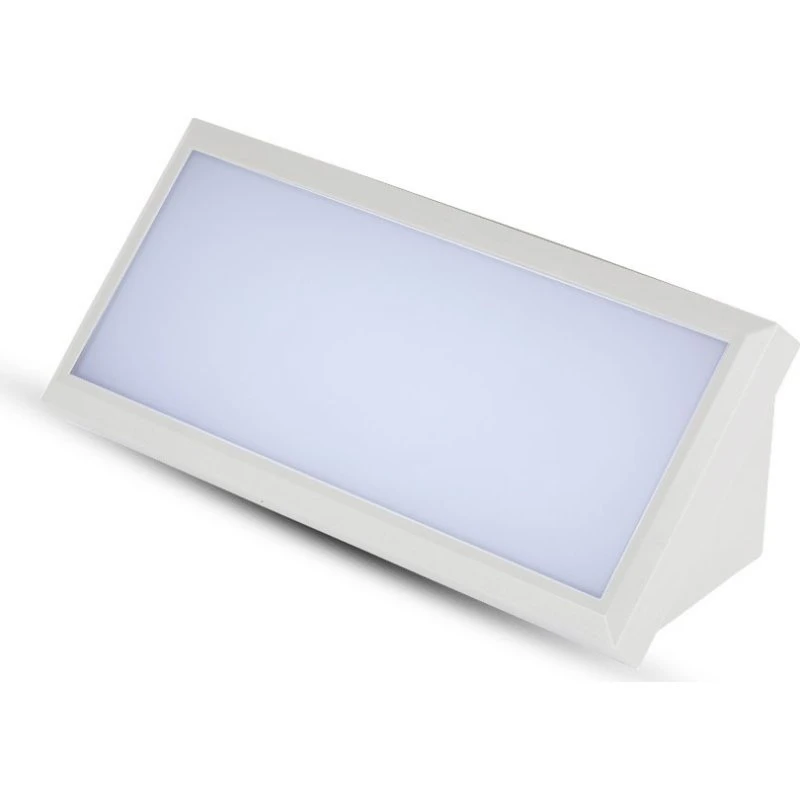 12W LED Udendørs Væglampe - IP65, 1250lm, Grå, Varm Hvid