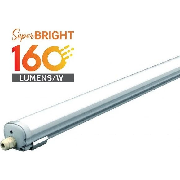 V-Tac Vandtæt 32W LED Armatur, 150 cm, 160 lm/W, IP65