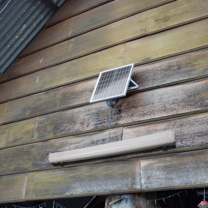 V-Tac 18W Solar LED Armatur med Sensor og RF-kontrol, 3-i-1
