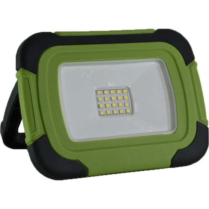 10W LED Projektør - Genopladelig Samsung Chip 4000K SOS Flash