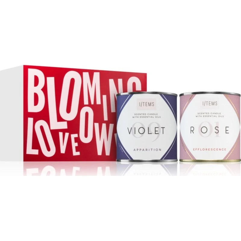 I/Tems Blooming Love Gaveæske med Rumduft 2x200g