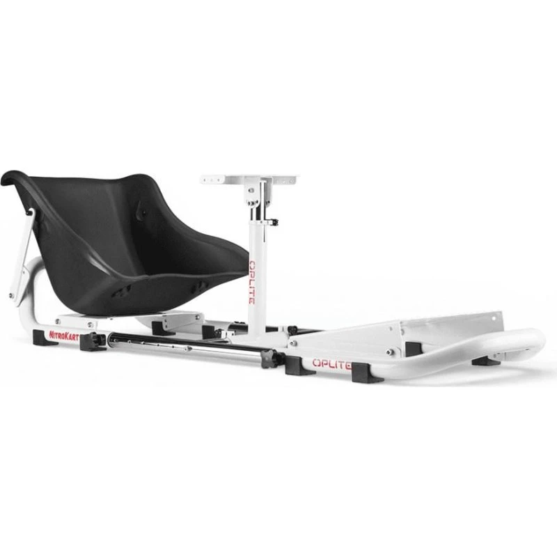 Oplite NitroKart V2 Racing-cockpit - Hvid