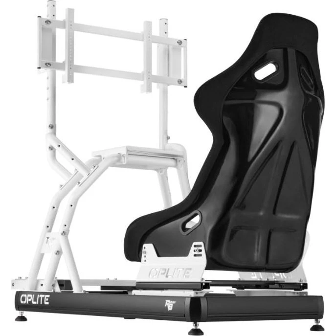 Oplite 100738 Skærmholder til Flight- og Racing-simulator - Hvid