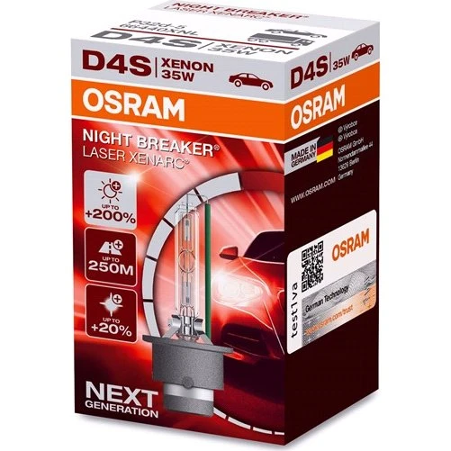 Osram D4S Night Breaker Laser 35W Xenon +200% 4400K