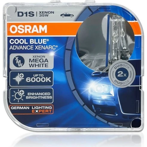 OSRAM XENARC Cool Blue Advance D1S 66140CBA 6000K