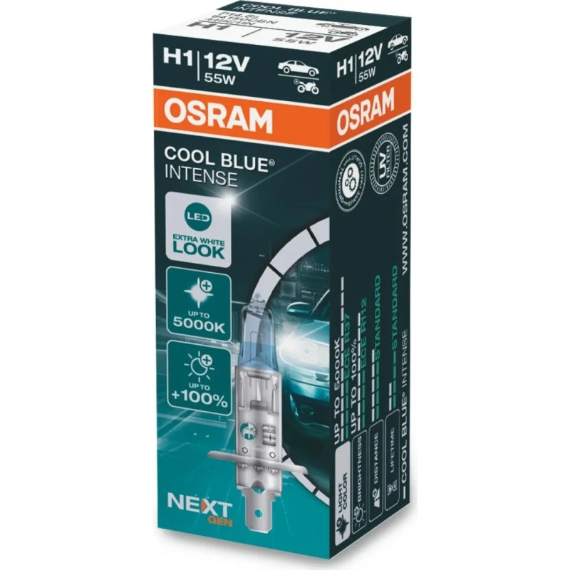 Osram Cool Blue Intense Next Gen H1 55W (2 stk.)
