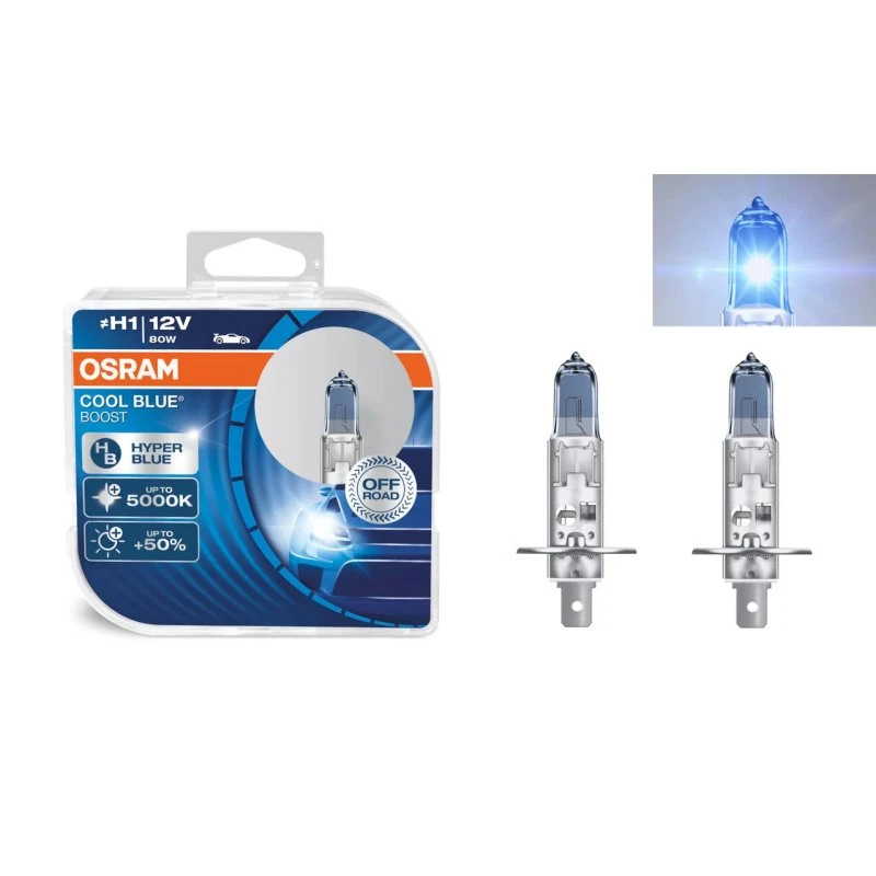 OSRAM Cool Blue Boost H1 5000K sæt (Off‑Road)