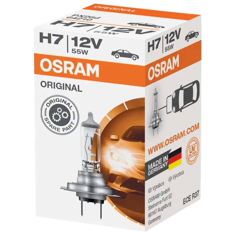OSRAM H7 55W 12V forlygtepære (64210)