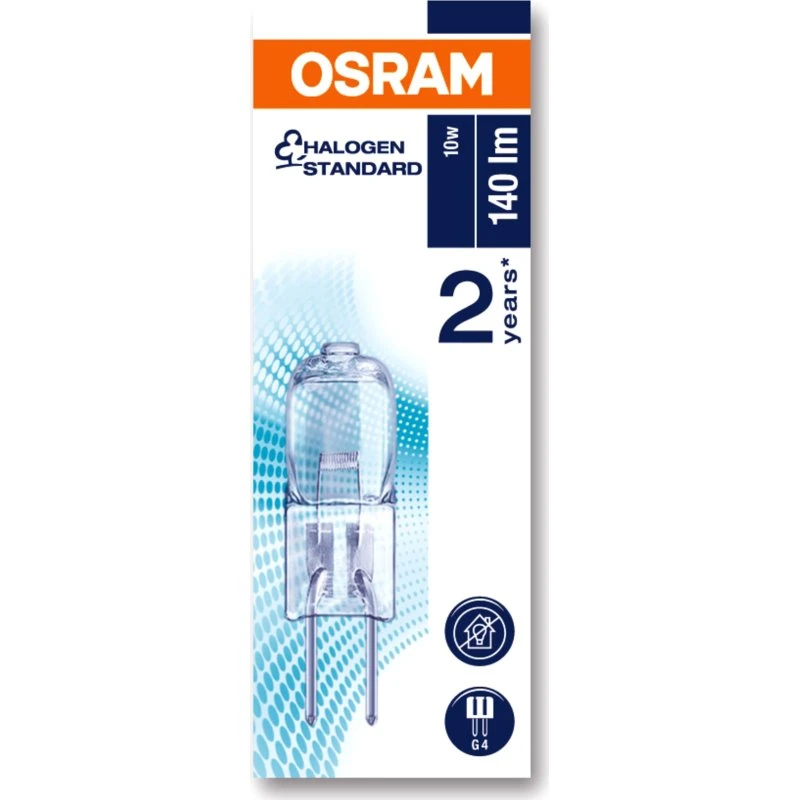 OSRAM HALOSTAR OVEN G4 10W 12V ovnspære