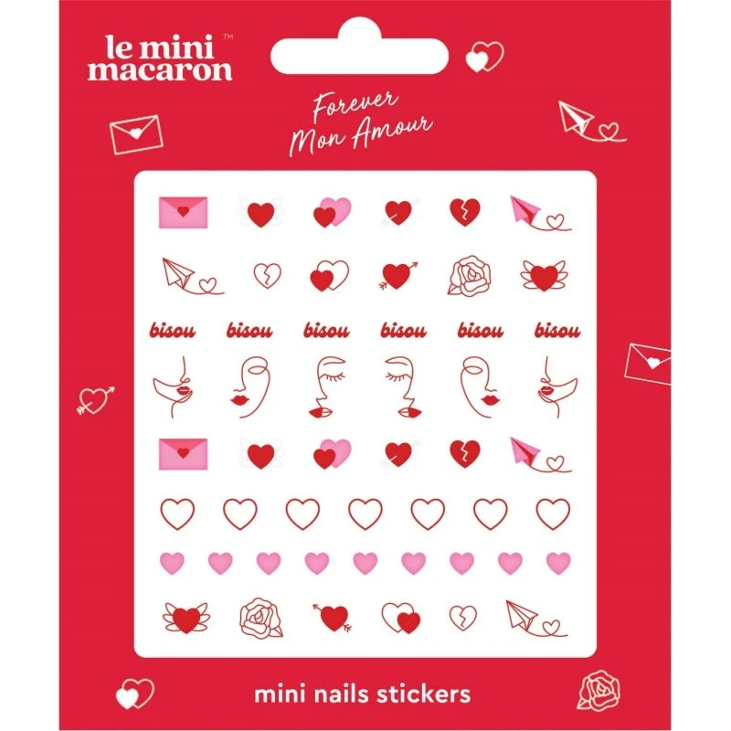 Le Mini Macaron Nail Art Stickers Forever Mon Amour
