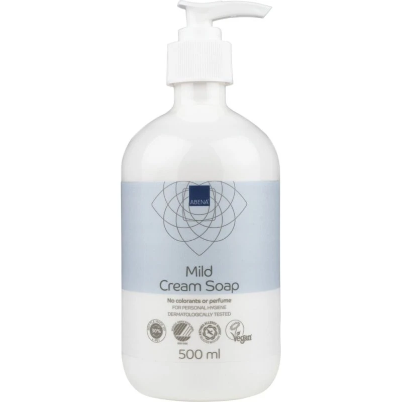Abena Mild Cremesæbe 500 ml – uden farve og parfume