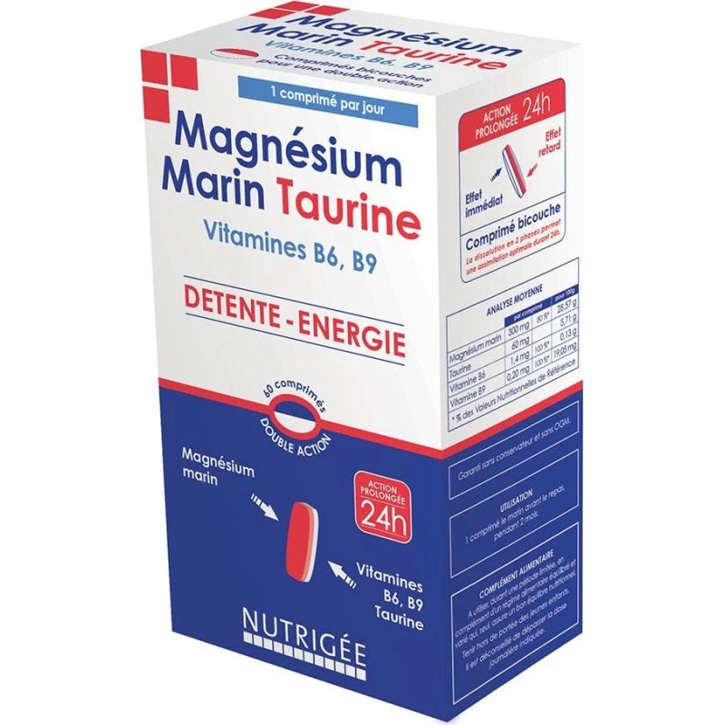 Nutrigena Marine Magnesium Taurine - 60 tabletter