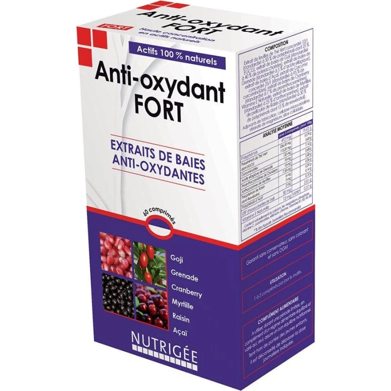 Nutrigée Stærk antioxidant - 60 tabletter