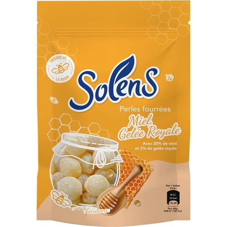Solens Honningfyldte perler Royal Jelly 100g
