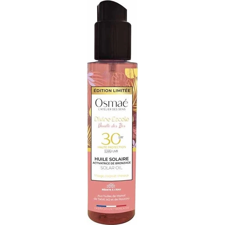 Osmaé Divine Escale Vanille des Iles Solar Oil SPF30 150mL