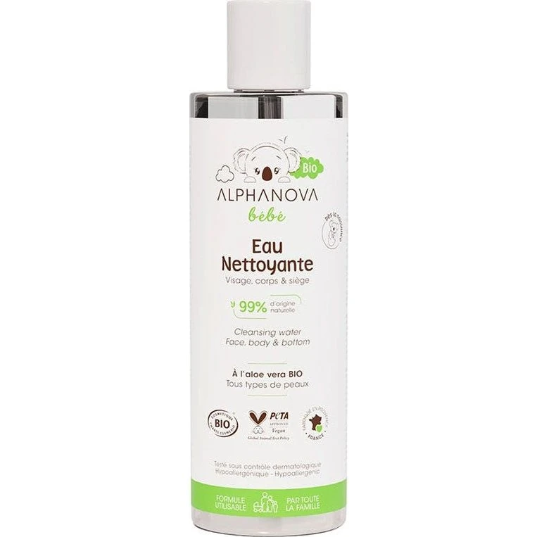 Alphanova Baby Cleansing Water Face, Body & Butt 200ml