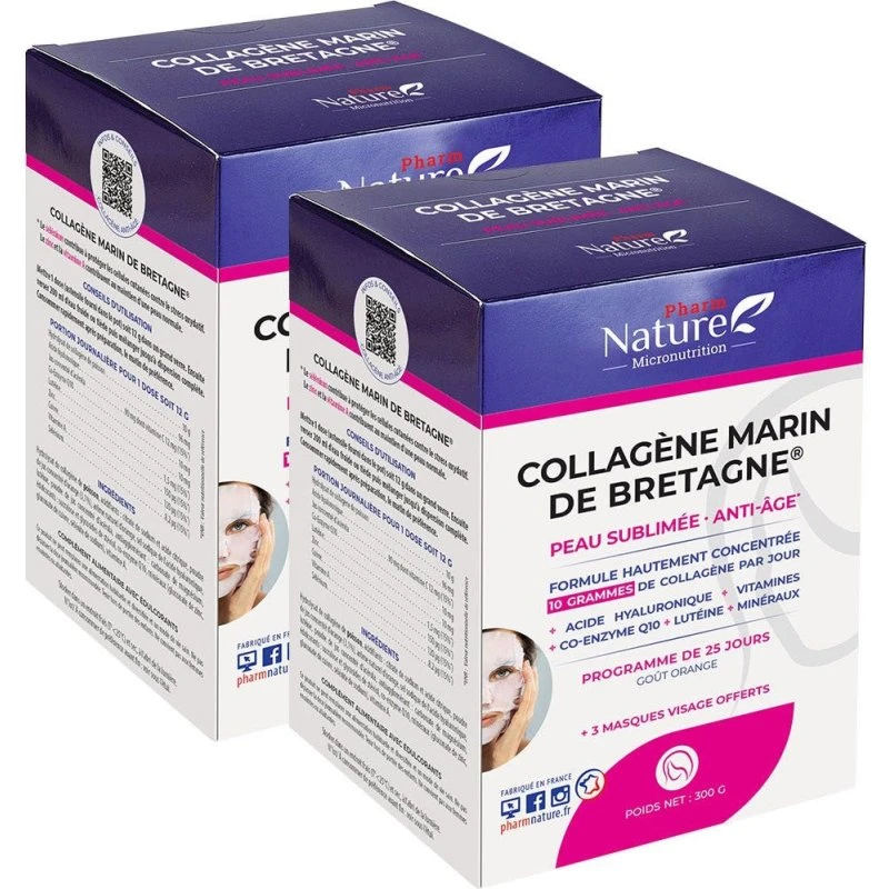 Nature Attitude Marine Collagen fra Brittany 2x300g