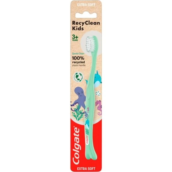 Colgate RecyClean Børnetandbørste Extra Soft (genbrug)