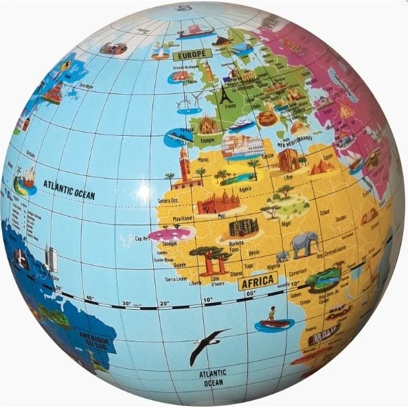 Caly 42 cm Globus Marvels of the World