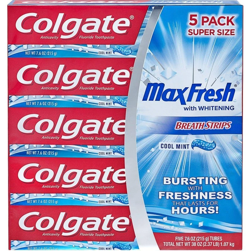 Colgate MaxFresh tandpasta 7.6 oz – 5-pak