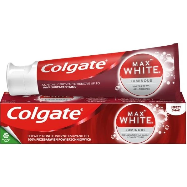 Colgate Max White Luminous tandpasta 100 ml (pump)
