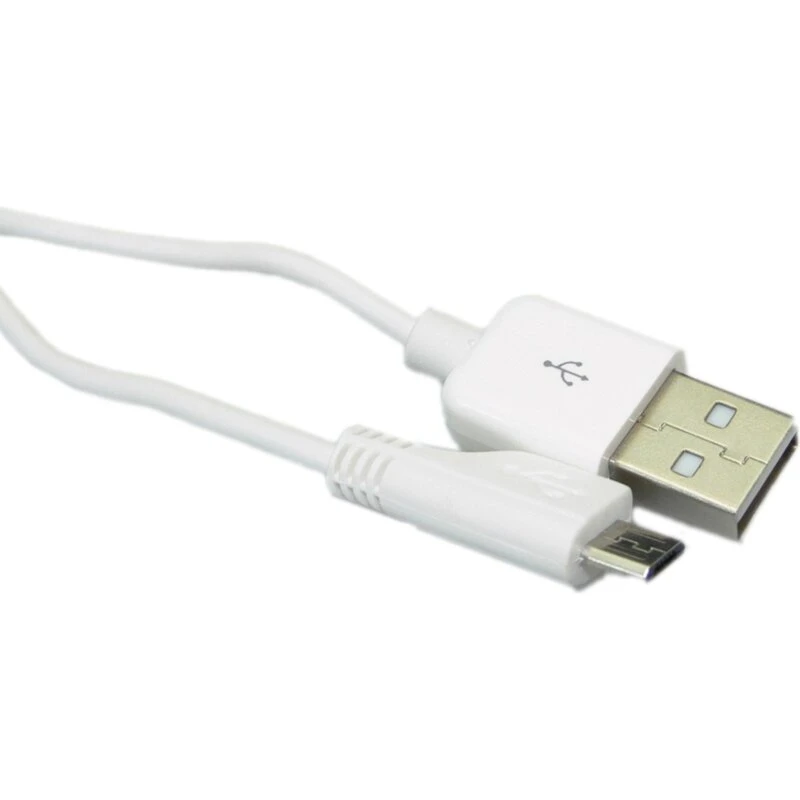 Sandberg Micro-USB opladningskabel USB-A–Micro B 1 m, hvid