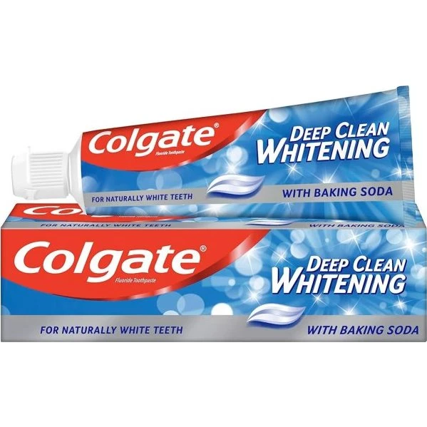 Colgate Deep Clean Whitening tandpasta med bagesoda 75 ml – 12 stk