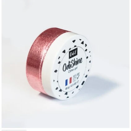 OdiShine Glitter Gel Pink Agate 65g