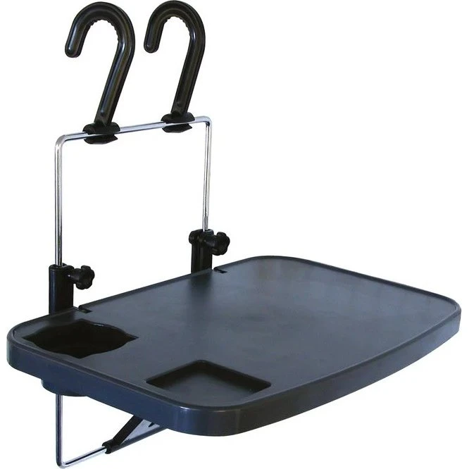 Universal Ratbord med kroge - foldbart bilbord m. kopholder