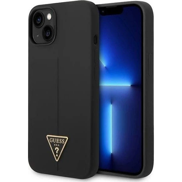 Guess GUHCP14MSLTGK iPhone 14 Plus Silikone Etui - Sort