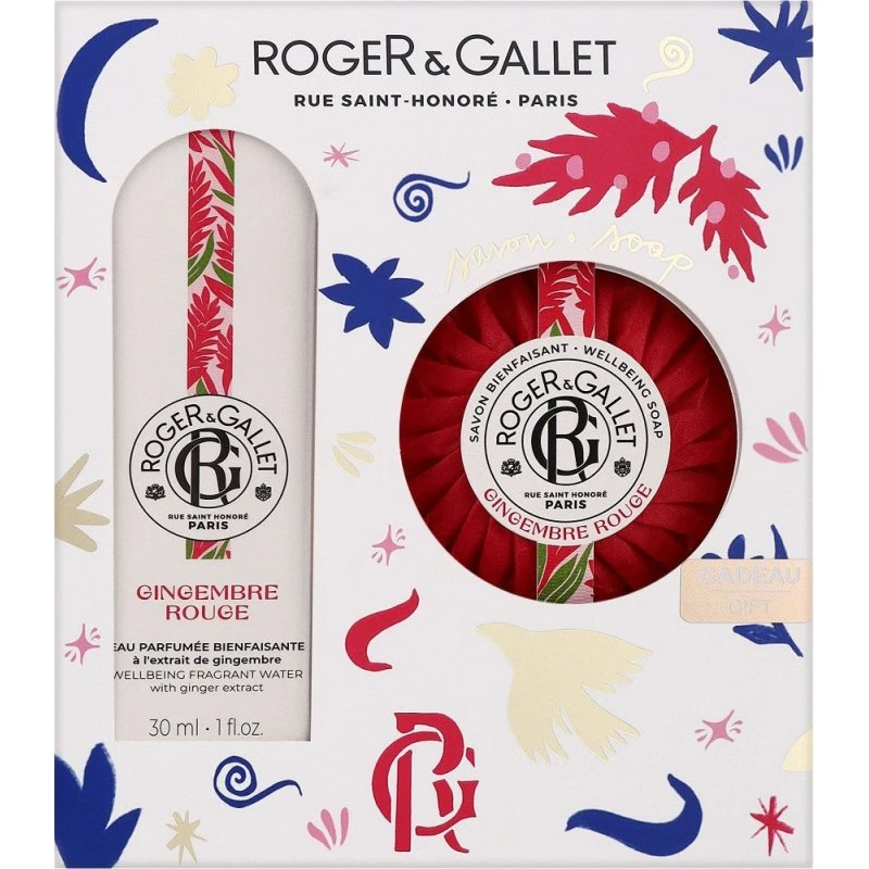 Roger & Gallet Red Ginger Set: Parfume 30ml & Sæbe 100g