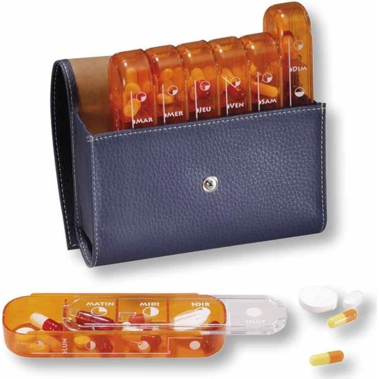 Pilbox Maxi Pilulier Semainier 7x4 rum