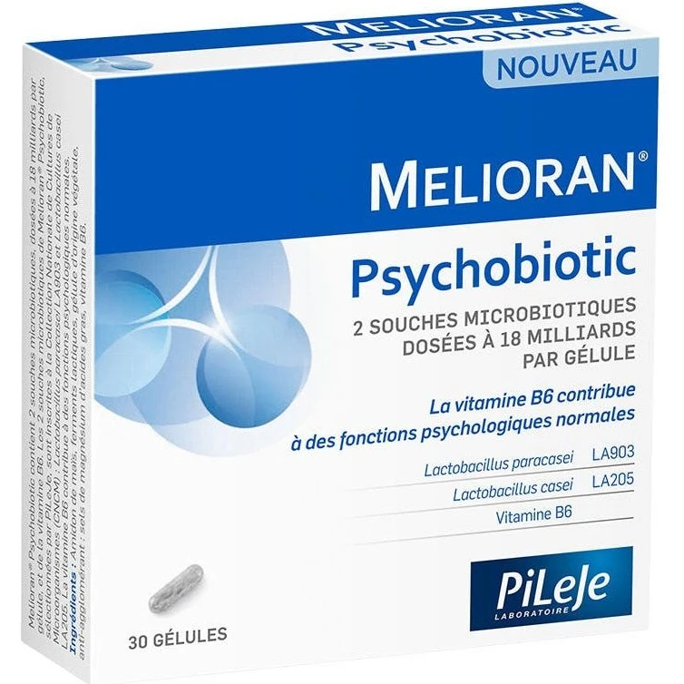 Pileje Melioran Psychobiotic - 30 kapsler