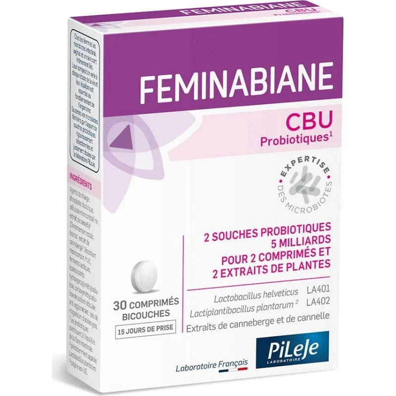Pileje Feminabiane Urinary Comfort 30 tabletter