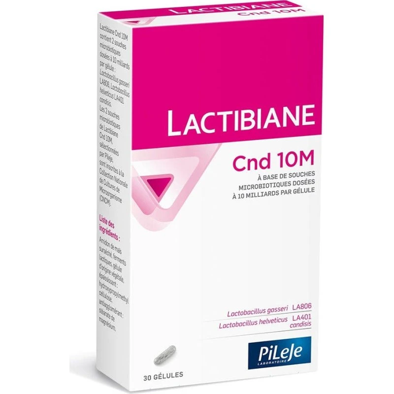 Pileje Lactibiane CND 10m - 30 kapsler