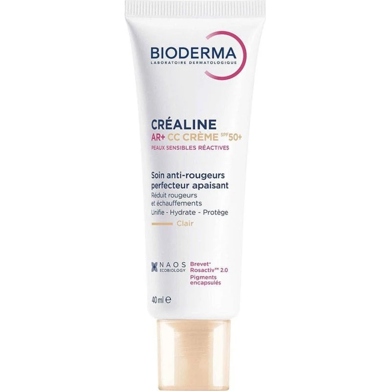 Bioderma Crealine AR+ CC Creme SPF50+ Lys Farve 40ml