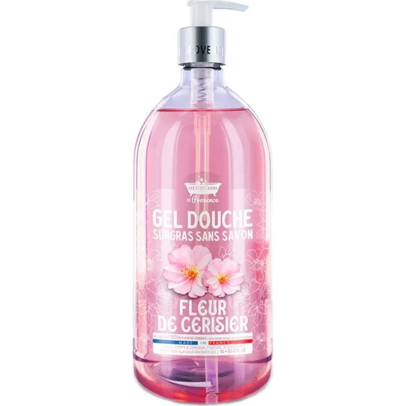 Les Petits Bains de Provence Kirsebærblomster Brusegel 1 liter