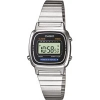 Casio Vintage Mini LA670WEA-1EF Digitalur til Kvinder - Sølv & Sort