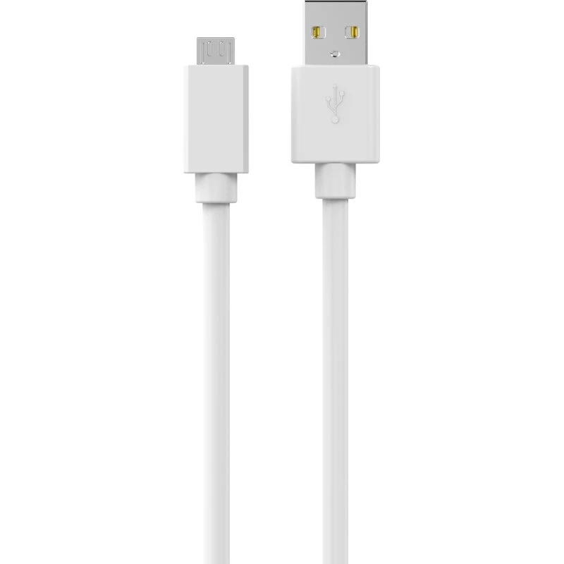 Sinox USB A til Micro-USB kabel 3 m, hvid