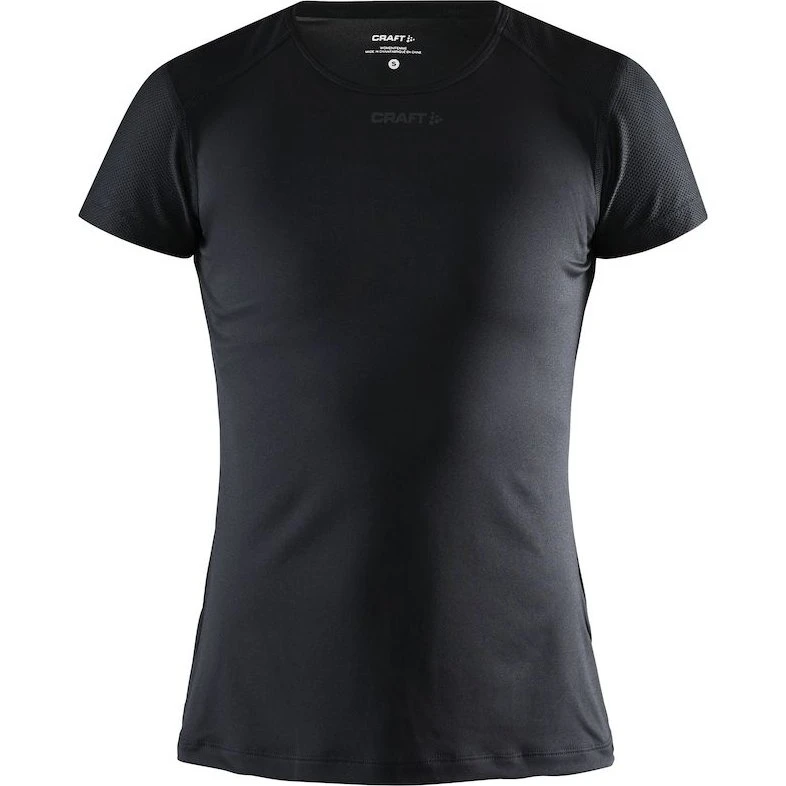 Craft ADV Essence Slim T-Shirt Sort Dame