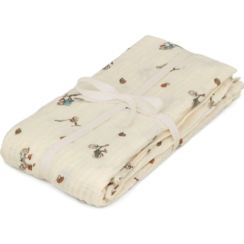 Cam Cam Copenhagen Bicycles Svøb - GOTS økologisk muslin