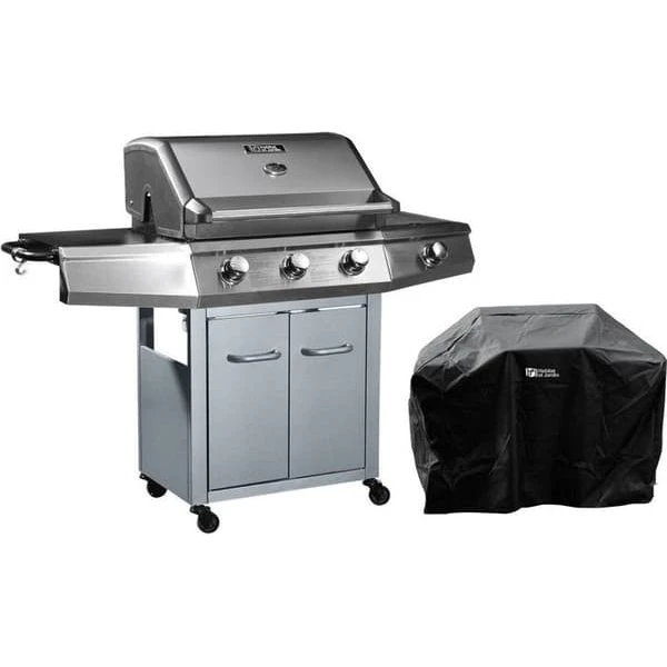 HABITAT ET JARDIN Bingo 4 Gasgrill i rustfrit stål - 67x44 cm