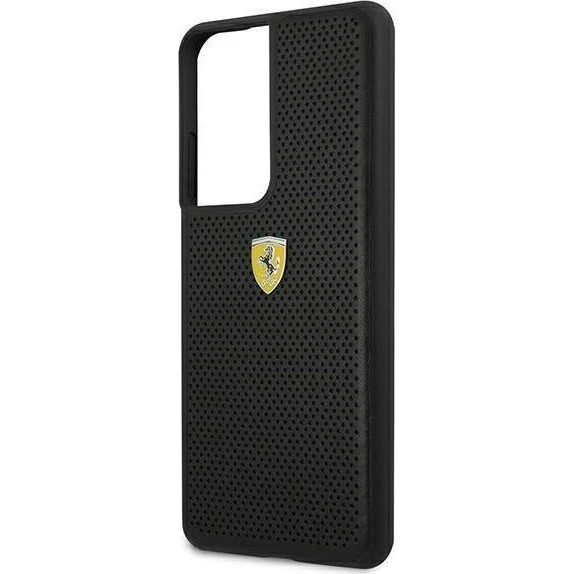 Ferrari On Track Perforated Case til Samsung Galaxy S21 Ultra - Sort